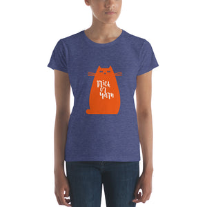 Trick Or Yarn (orange, classic t-shirt)