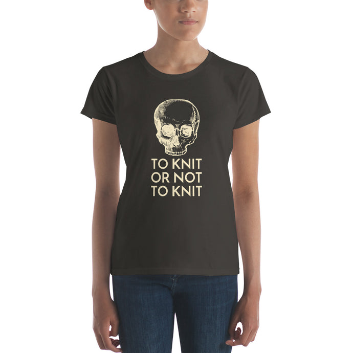 To Knit Or Not To Knit (t-shirt, classic fit)