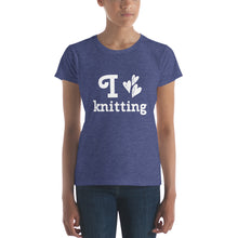 Load image into Gallery viewer, I Love Knitting (t-shirt, classic fit)