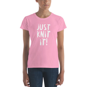 Just Knit It! (colorful t-shirt, classic fit)